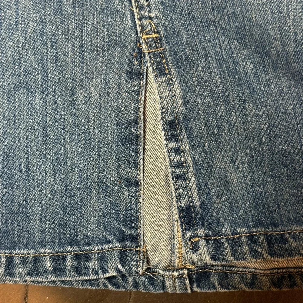 Eddie Bauer Denim Jean Skirt Women’s 8 Blue Mid-Length Classic Casual Minimalist